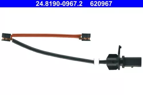 Warnkontakt, Bremsbelagverschleiß