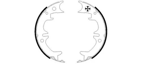 Bremsbackensatz, Feststellbremse