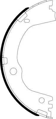 Bremsbackensatz, Feststellbremse