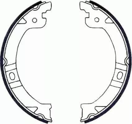 Bremsbackensatz, Feststellbremse