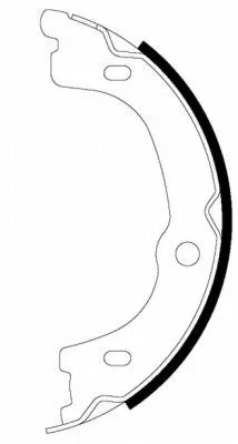 Bremsbackensatz, Feststellbremse