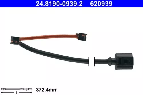 Warnkontakt, Bremsbelagverschleiß