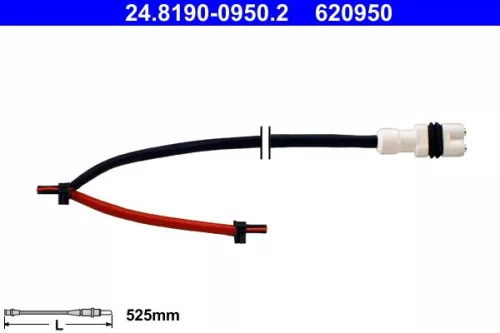 Warnkontakt, Bremsbelagverschleiß