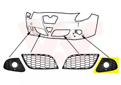 Lüftungsgitter, Stoßfänger