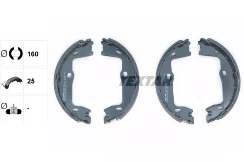 Bremsbackensatz, Feststellbremse