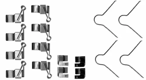 Zubehörsatz, Scheibenbremsbelag