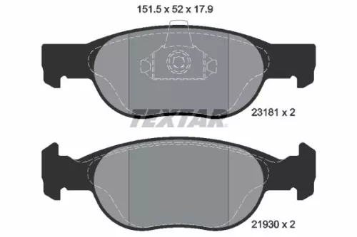 Bremsbelagsatz, Scheibenbremse