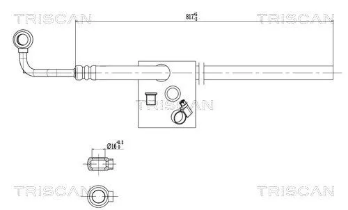 Hydraulikschlauch, Lenkung