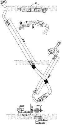 Hochdruck-/Niederdruckleitung, Klimaanlage