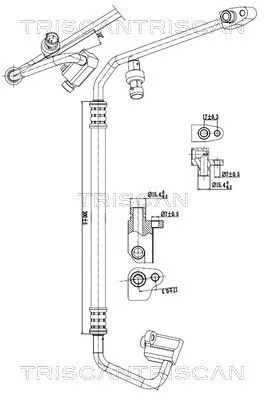 Hochdruck-/Niederdruckleitung, Klimaanlage