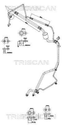 Hochdruck-/Niederdruckleitung, Klimaanlage