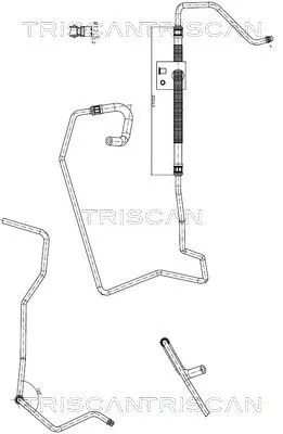 Hydraulikschlauch, Lenkung