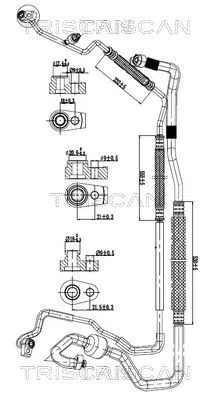 Hochdruck-/Niederdruckleitung, Klimaanlage