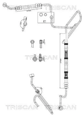 Hydraulikschlauch, Lenkung