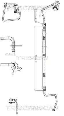 Hydraulikschlauch, Lenkung
