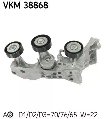 Riemenspanner, Keilrippenriemen