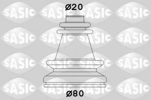 Faltenbalgsatz, Antriebswelle