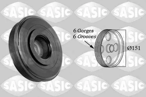 Riemenscheibe, Kurbelwelle