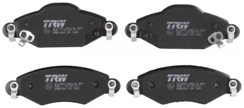 Bremsbelagsatz, Scheibenbremse