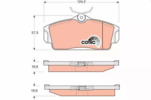 Bremsbelagsatz, Scheibenbremse