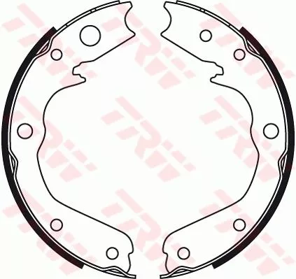 Bremsbackensatz, Feststellbremse