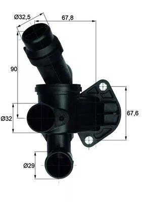 Thermostat, Kühlmittel